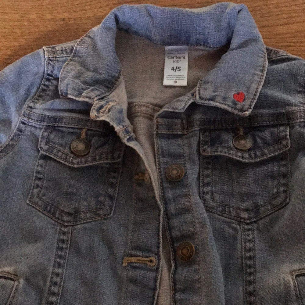 Carters girls denim jacket